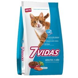 7 Vidas Gatos Adultos Sabor Salmon x 1.5 kg