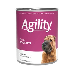 Agility Dog Adulto Cerdo x 340 gr. EO