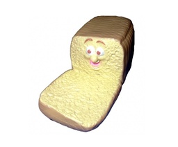 [151027] JUGUETE PAN LACTAL CON CARITA 14X6CM  PER-ROS
