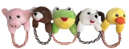 [150671] JUGUETE PLUSH ANIMALITOS CON SOGA - PER-ROS