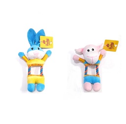 [152925] JUGUETE PLUSH VACA/CONEJO O PATO C/SONIDO - PER-ROS
