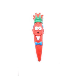 [150471] JUGUETE ZANAHORIA CON CARITA Y MOÑO 20CM - PER-ROS