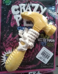 [165004] MARTILLO C/SOGA RETORCIDA - CRAZY PET