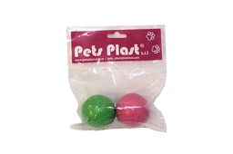 [231224] PELOTA DE GOMA CHICA X2  - PET PLAST