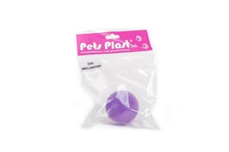[231244] PELOTA DE PLASTICO CON BRILLANTINA MEDIANA- PETS PLAST
