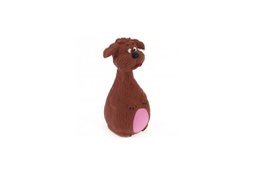 [621668] PERRO MARRON LATEX - MISTER HUESO