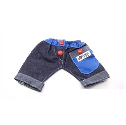 [152688] SHORT CON APLICACION DE TELA Y BROCHES TALLE 20 (00) PER-ROS
