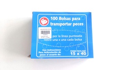 [540056] BOLSA DE TRANSPORTE PECES 15X40CMX100U ICT ACUARIO