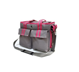 [300049] BOLSO ISABELLA GRIS/FUCCIA - CROCI