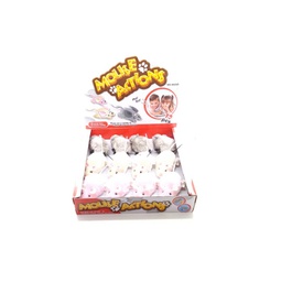 [150202] RATON DE PIEL COLOR A FRICCION X12 - PER-ROS