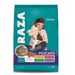 [6691] GATOS ADULTOS PESCADO 16 UNIDADES X 1KG - RAZA