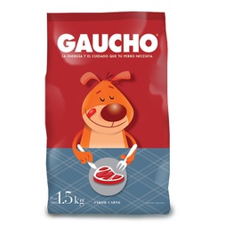 [6920] PERROS ADULTOS CARNE 1.5 KG. X 12 - GAUCHO