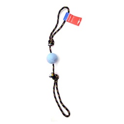 [231277] PELOTA DE GOMA MEDIANA CON SOGA ALPINA 8MMX70CM S102 - PET PLAST