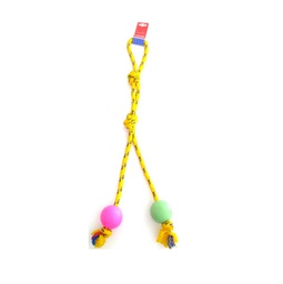 [231403] PELOTA DE GOMA MEDIANA SOGA ALPINA 12MMX70CM S603 - PETS PLAST