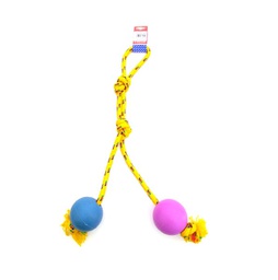 [231404] PELOTA DE GOMA GRANDE SOGA ALPINA 12MMX70CM S604 - PETS PLAST