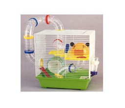 [339134] HAMSTERA C/TUBOS ACRILICOS 34X27X36 CM - IMPORTADO