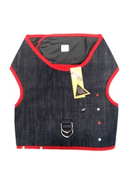 [370089] PRETAL JEAN AZUL CON VIVOS ROJO L - GOOD CANINA