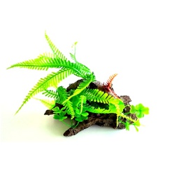 [339448] TRONCO PETRIFICADO CON PLANTAS - MILLEX