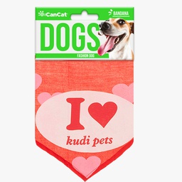 [239379] DOGS BANDANA LOVE 5008 - CANCAT