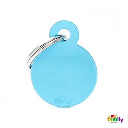 [971025] MEDALLA BASIC SMALL ROUND ALUMINUM LIGHT BLUE MFB55 - MY FAMILY