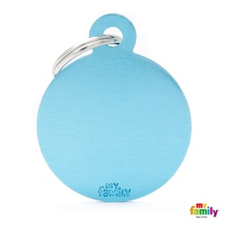 [971027] MEDALLA BASIC BIG ROUND ALUMINUM LIGHT BLUE MFB60 - MY FAMILY