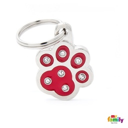 [971127] MEDALLA CHIC RED HEART STRASS MFC06RED - MY FAMILY