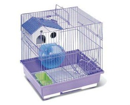 [331234] HAMSTERA 1 PISO CON RUEDA C/BEBEDERO - IMPORTADO